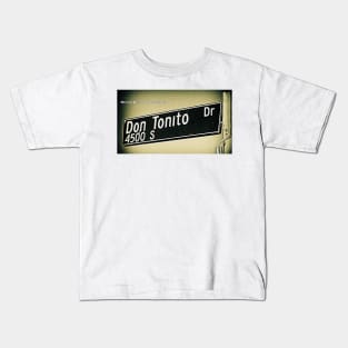 Don Tonito Drive, Los Angeles, California by Mistah Wilson Kids T-Shirt